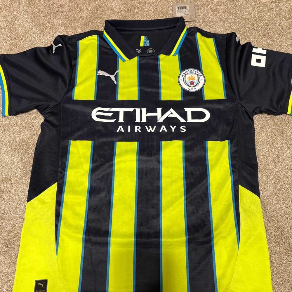 Puma Manchester City Haaland Soccer Jersey